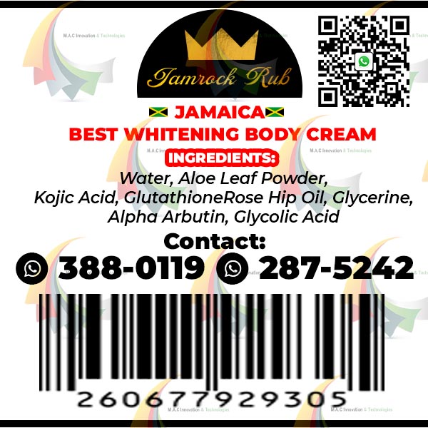 Best Whitening Body Cream Back sample
